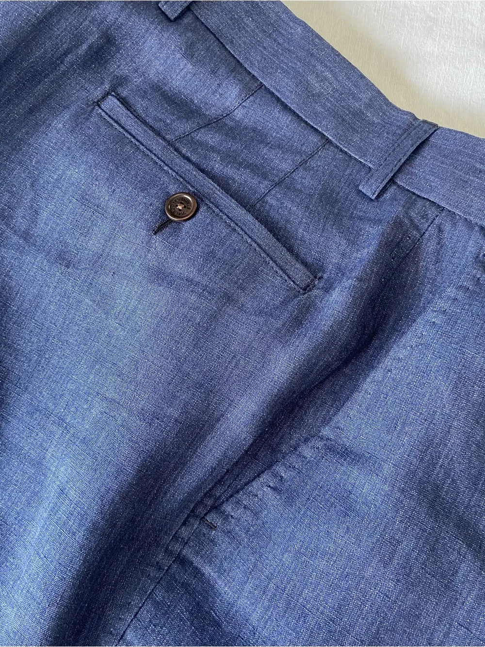 Orvis 100% Linen Men’s Pants Navy Size 34x31
